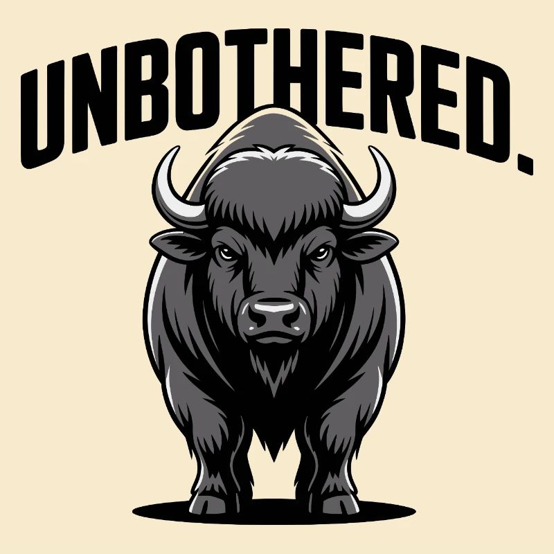 Emblème du taureau indifférent