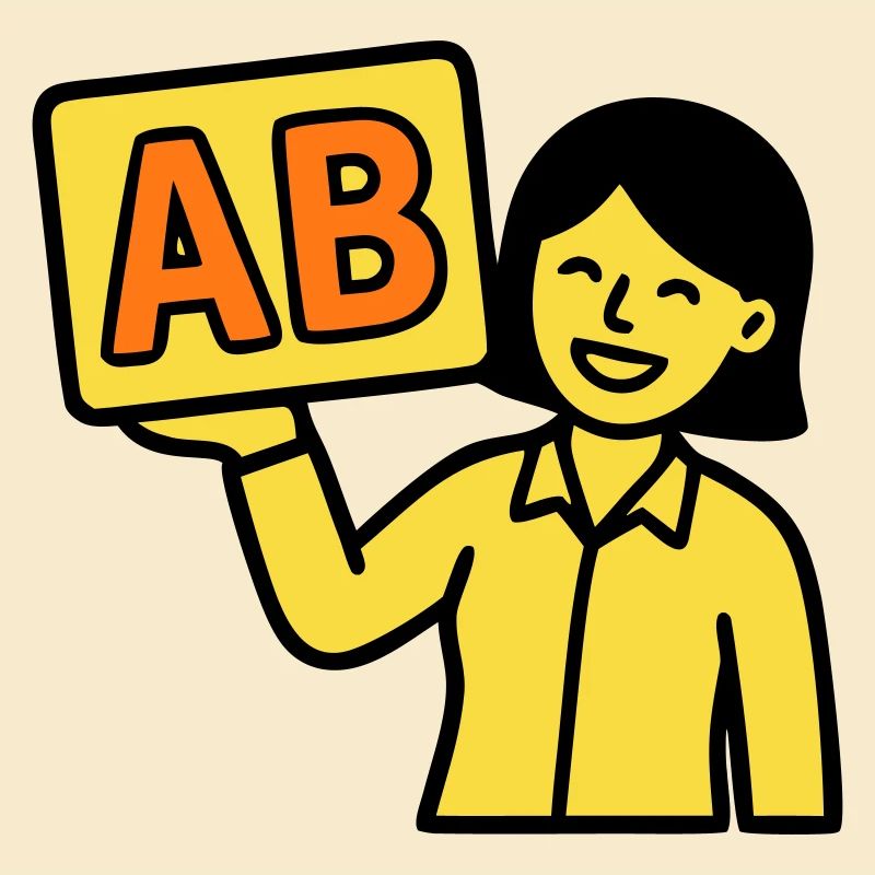 Lehrerin Grundschule ABC Vektor