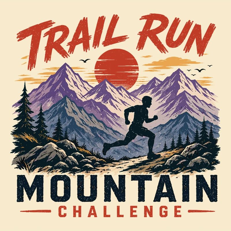 Course sur sentier - Défi de montagne