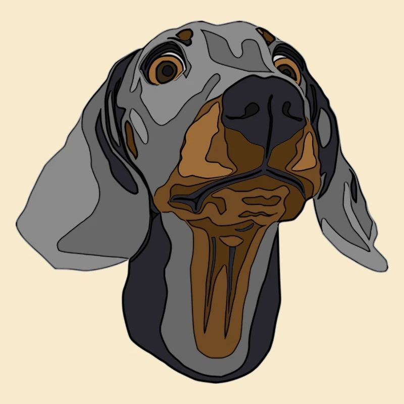 Teckel, chien de toit