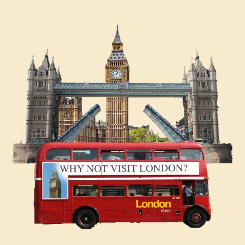 Collage de monuments de Londres