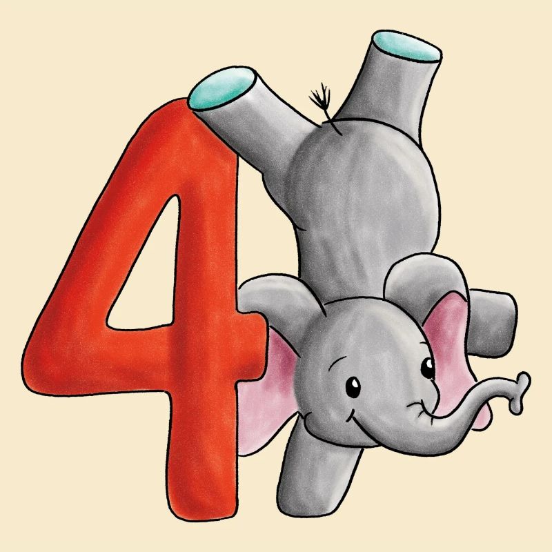 4e anniversaire éléphant