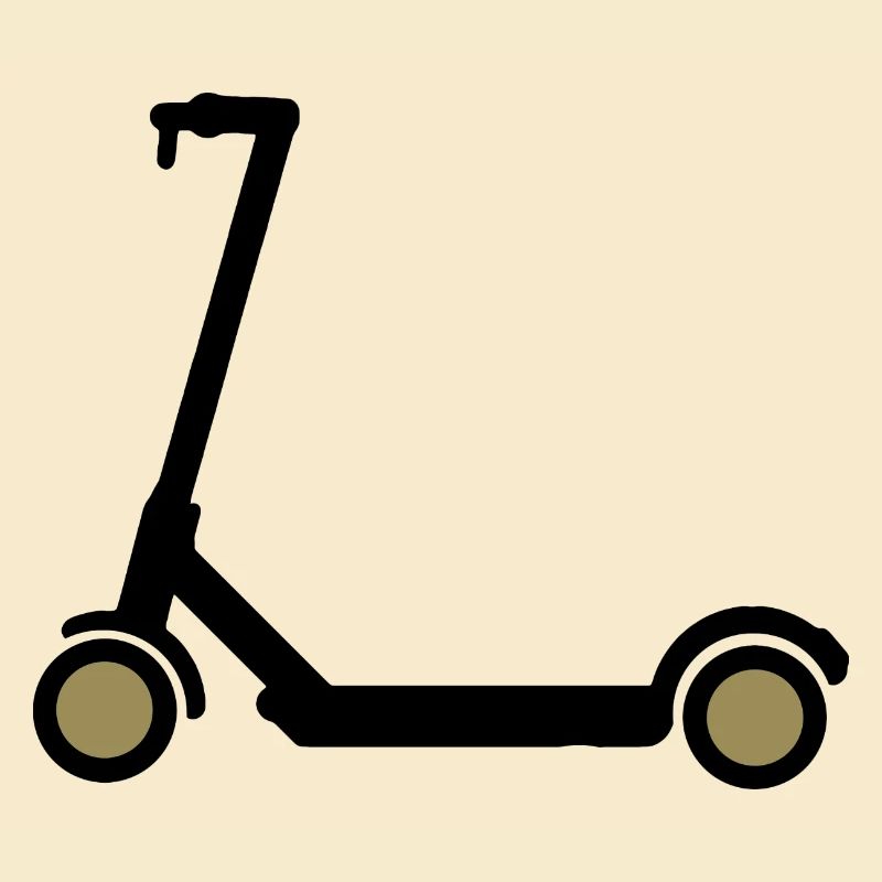 E-Scooter Eroller Comicdesign Geschenkidee