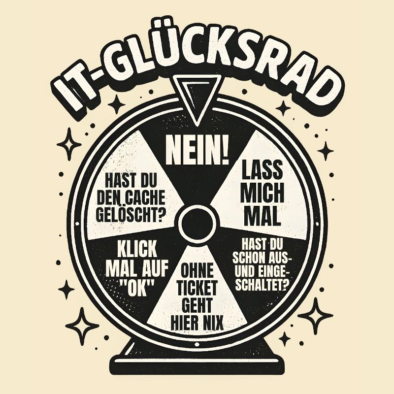 IT Support Glücksrad Service Desk IT Helpdesk