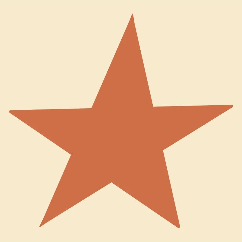 Orangenes Sternen-Design 