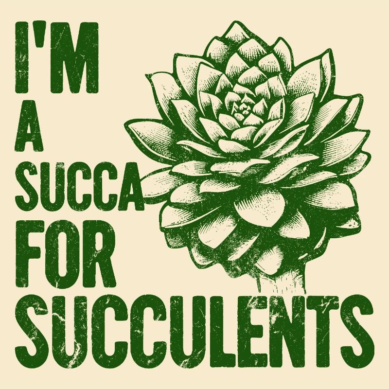 Je suis une sucque pour les succulentes
