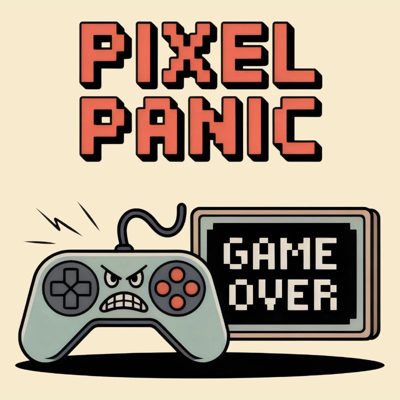 Pixel Panic – Game Over Rage Modus