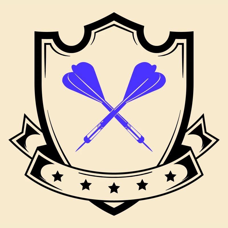 Conception de fléchettes Croix Bleue