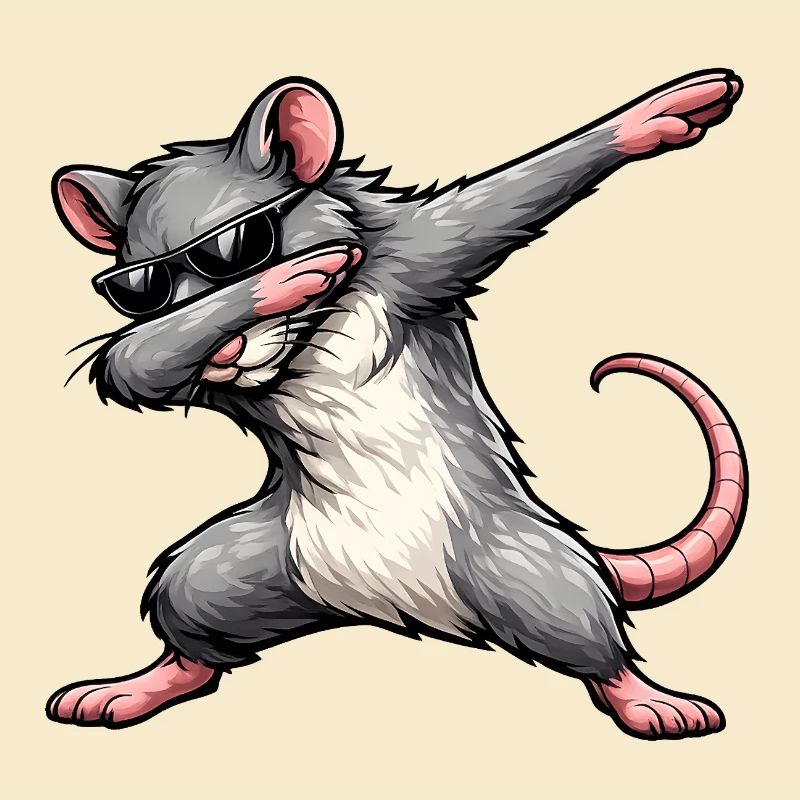 Dabbing Ratte