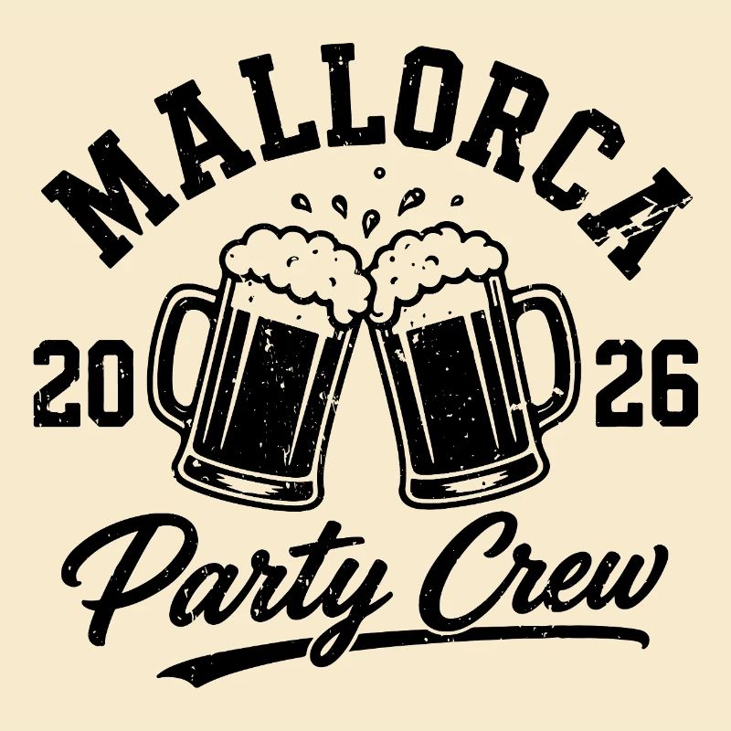 Mallorca 2026 Party Crew Bier Bier Bier