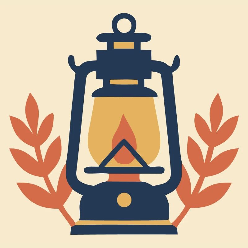 Camping Lantern Nature Forest
