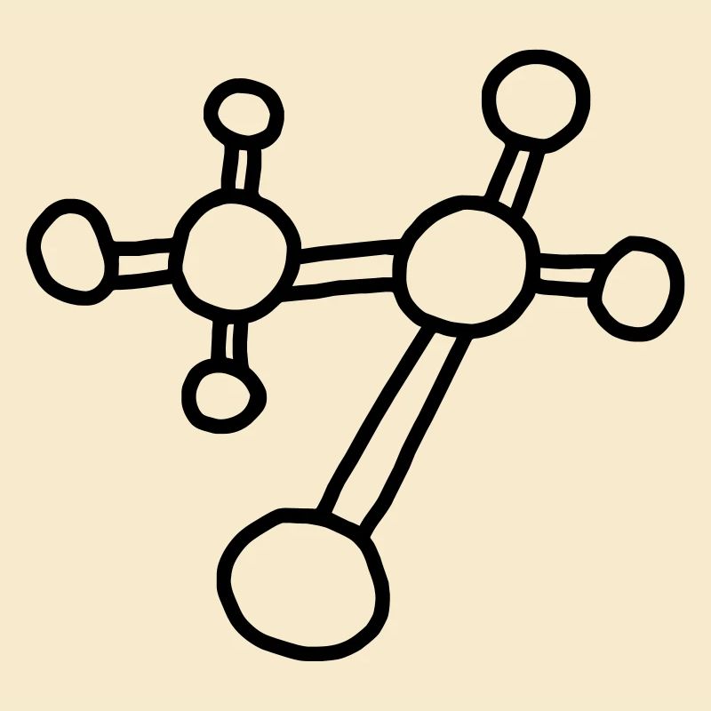 Atom Molekül/ Physik Mechanik Gitter