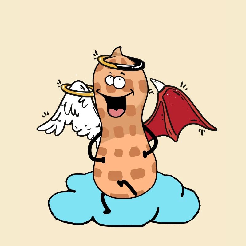 Celestial Peanut Angel Little Devil Cloud Nut