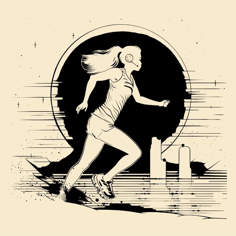 Runner Drawing