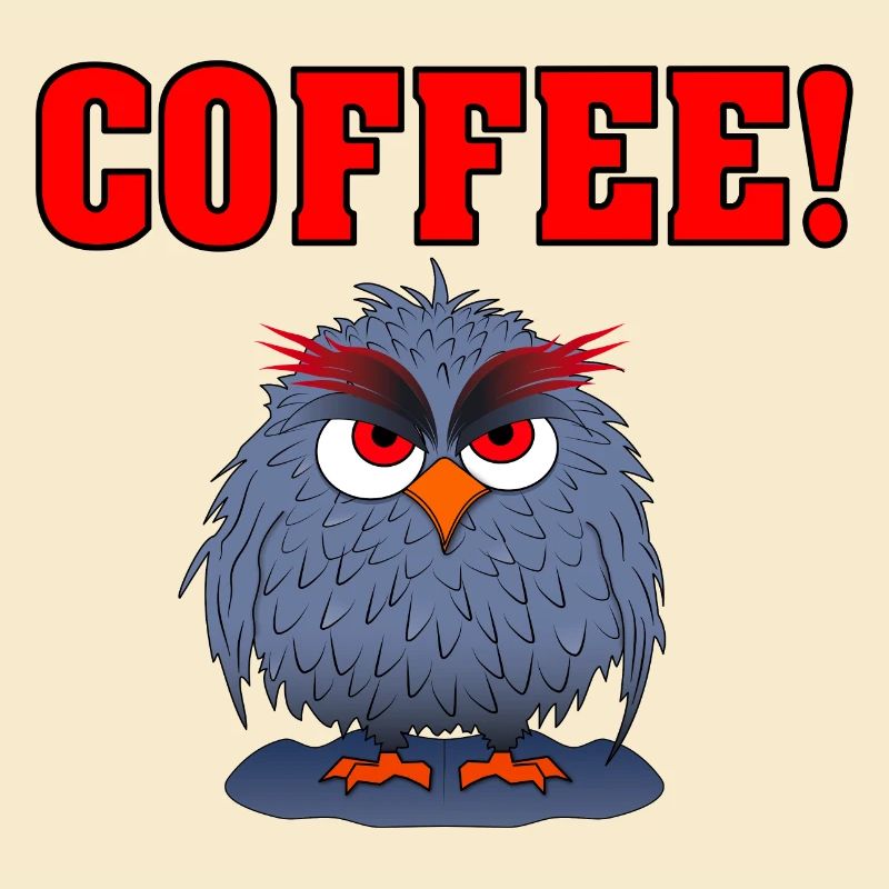 Owl COFFEE RED
