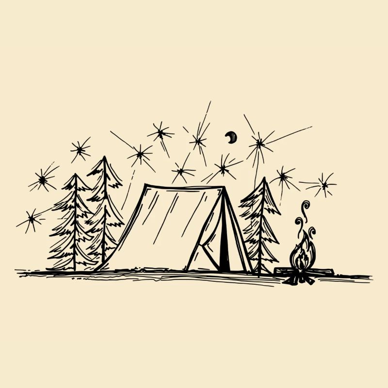 Camping en forêt