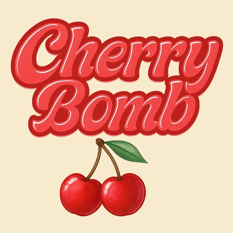 bombe cerise / design Y2K