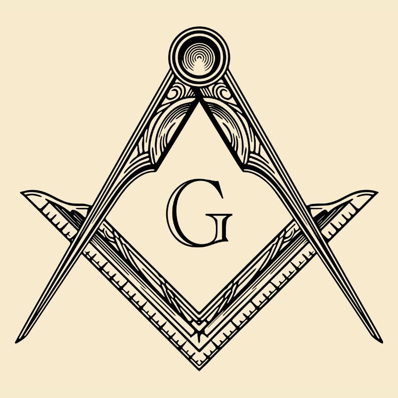 Masonic Symbol Angle & Compass Freemasonry