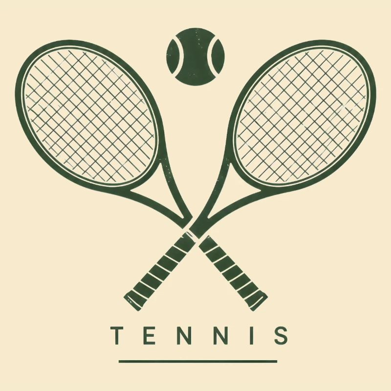 Conception de raquette de tennis croisée