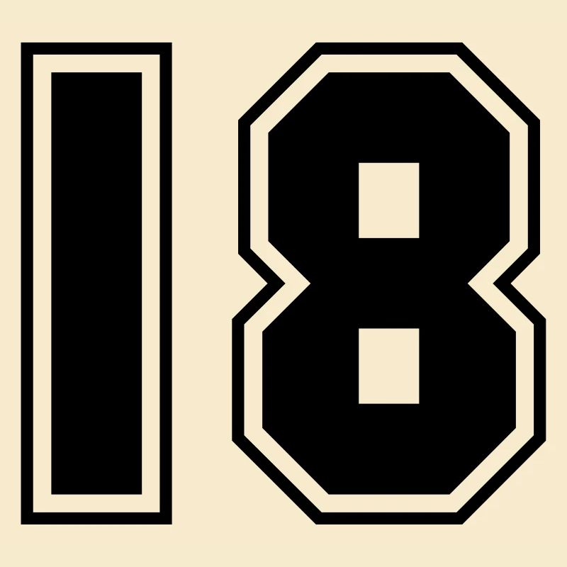 Nummer 18 College Style Sport Design