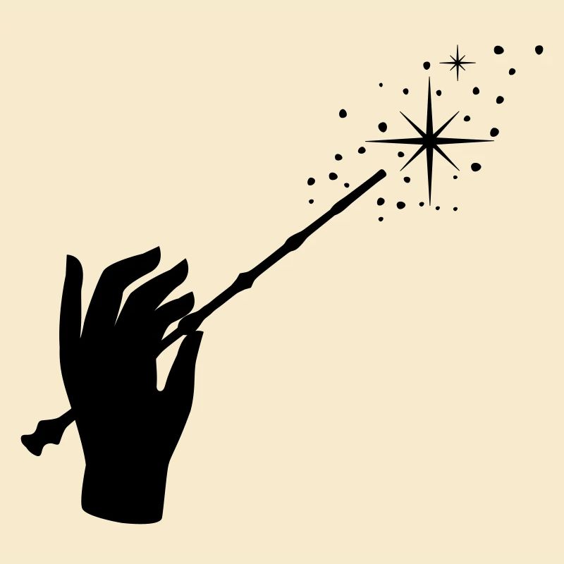 Baguette, Magicien, Magie, Main