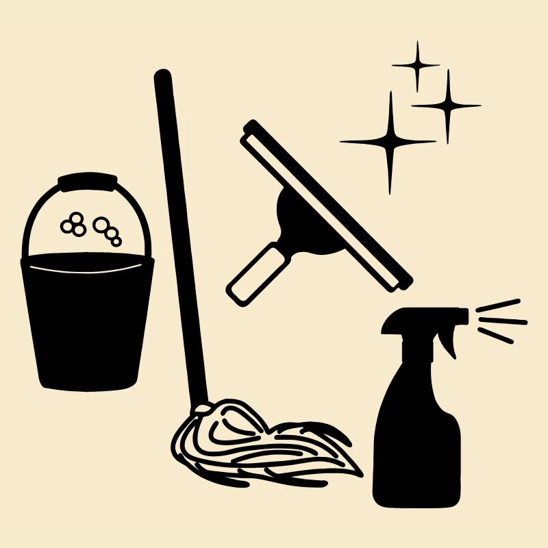 Cleaner window cleaner logo