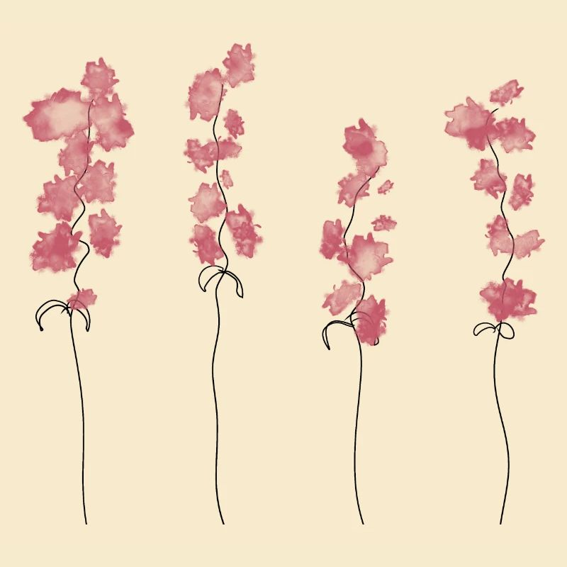 Rosa Blumen