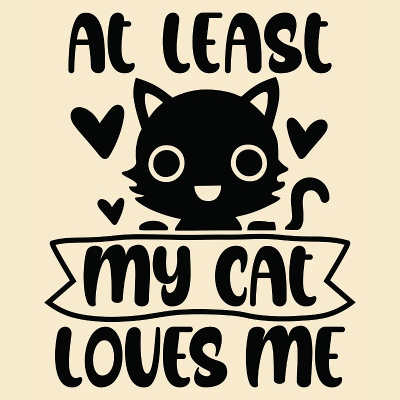 Au moins mon chat m’aime Citation du propriétaire du chat
