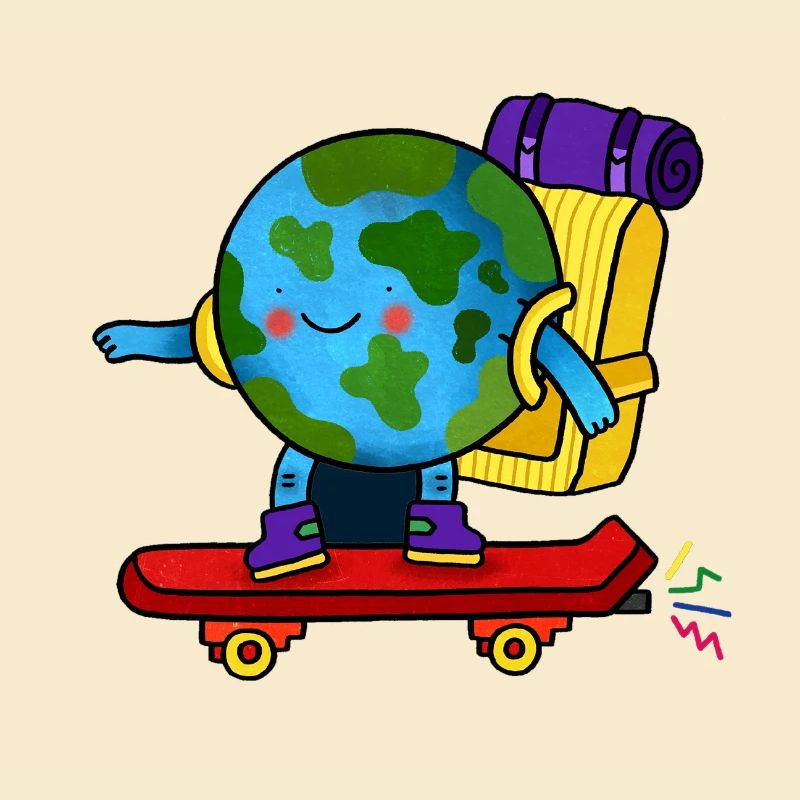 Skater Earth Rucksack