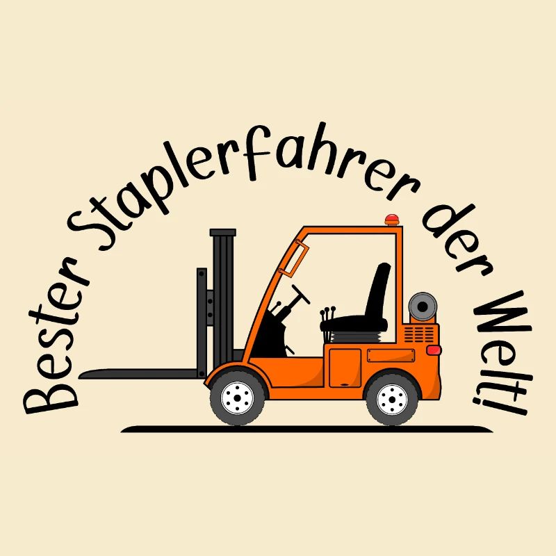 Staplerfahrer orange beste Staplerfahrer der Welt