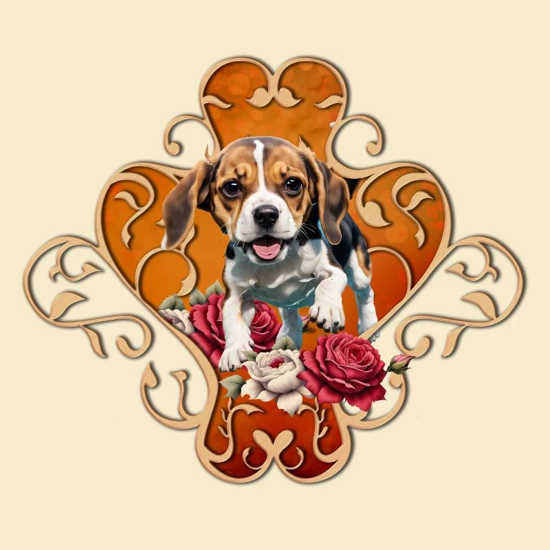 Niedlicher kleiner Beagle.