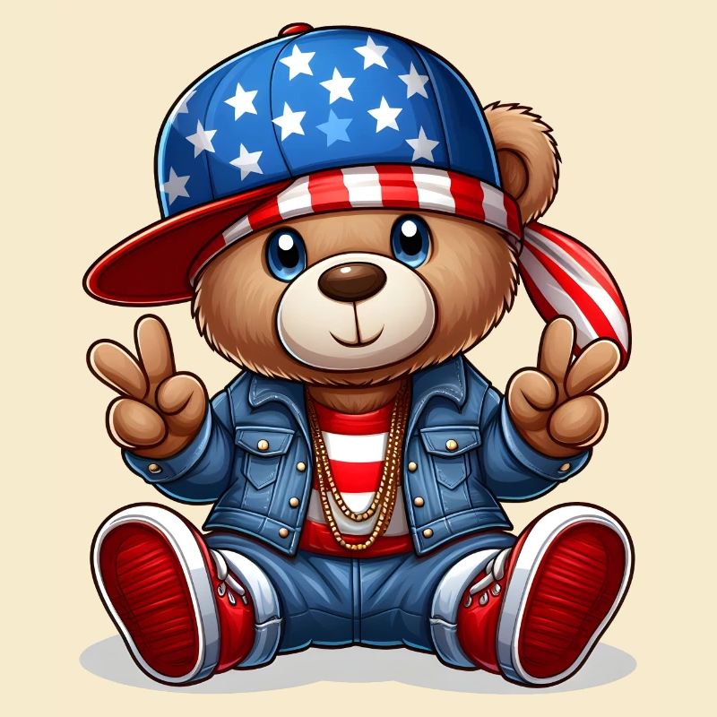 Cooler Teddybär