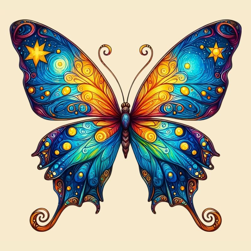 Papillon Van Gogh