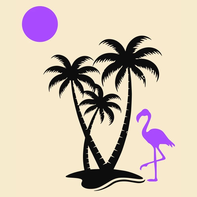 flamingo palmen