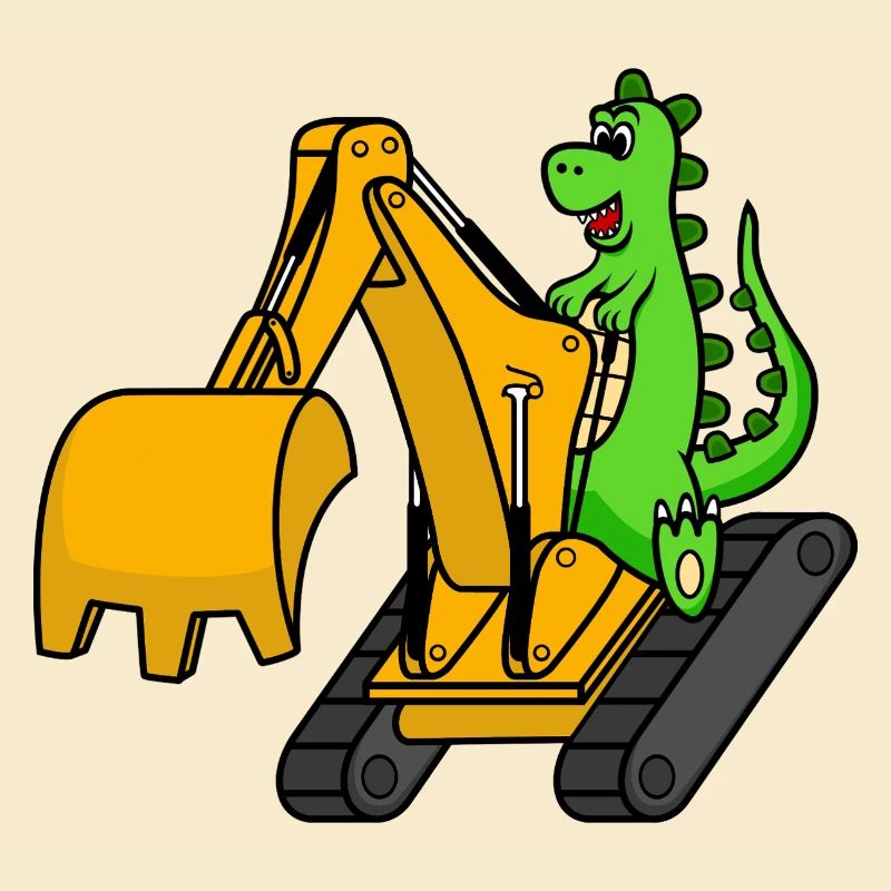 Dino Bagger Dinosaurier