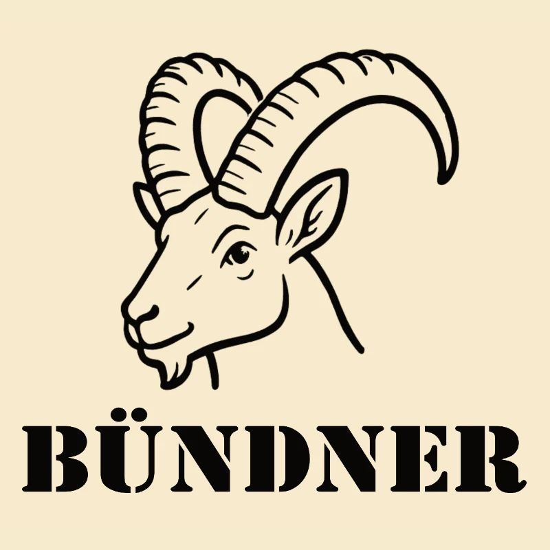 Graubünden Alpine Bock