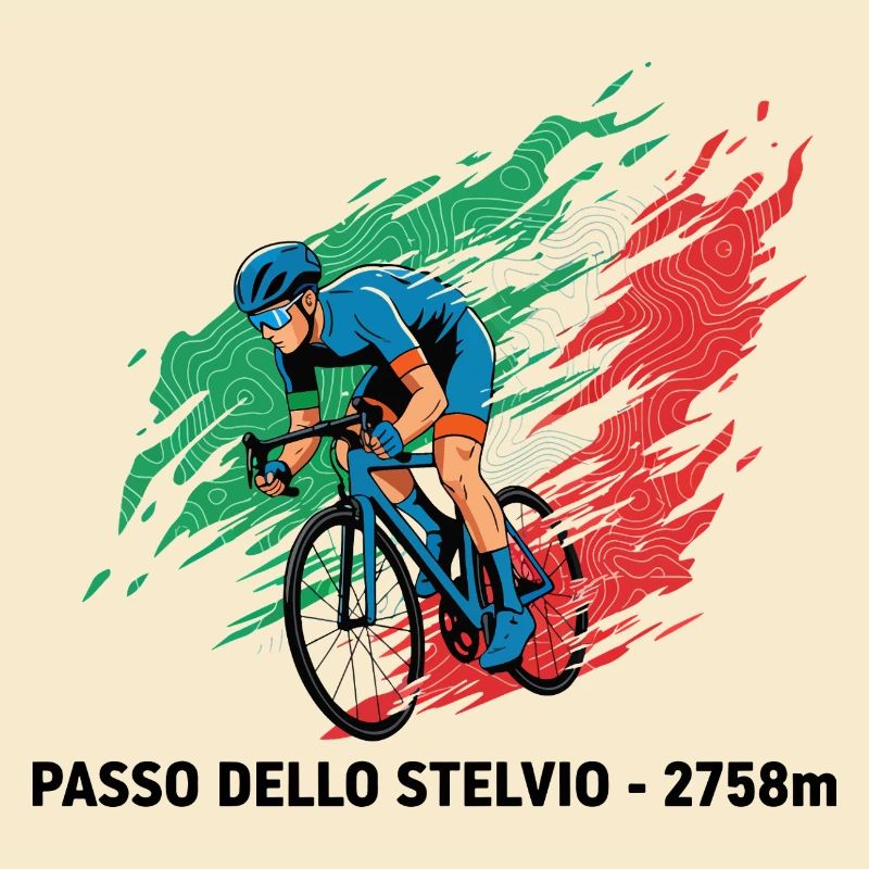 Passo dello Stelvio Climber Colour Burst