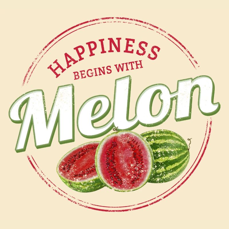 Snack de pastèque Vintage Fruit Retro Melon