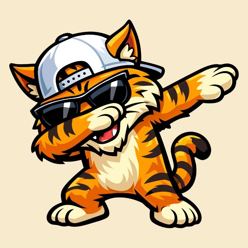 Dabbing Wildcat