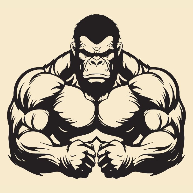 Muscles gorilles