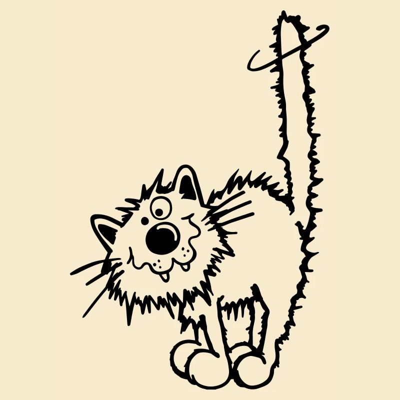 Naughty cat