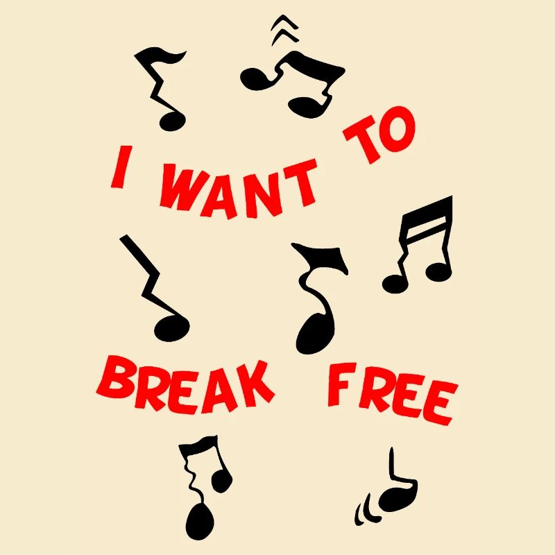 Valse Noten Freedom rot