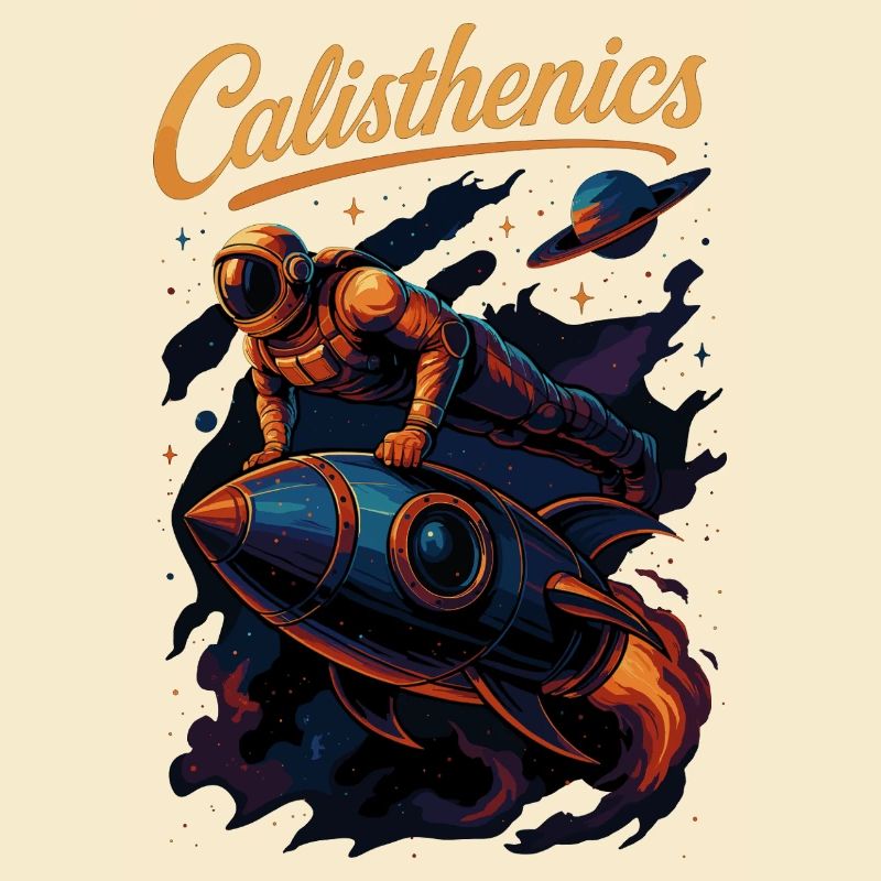 Calisthenics Astronaut Push-ups Rocket Gift