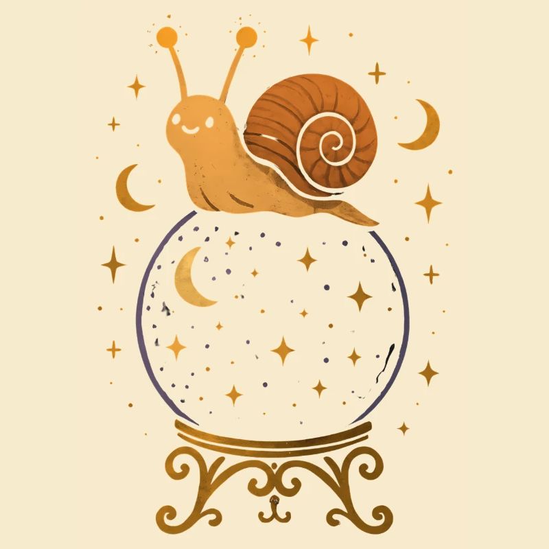 Star-like snail in the Magic Crystal