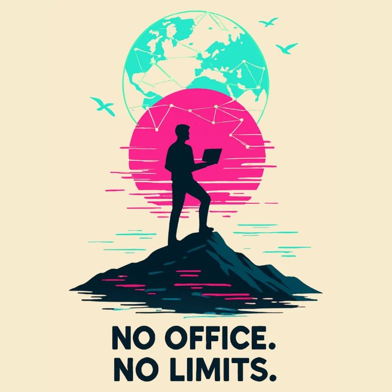 Télétravail Pas de bureau pas de limite