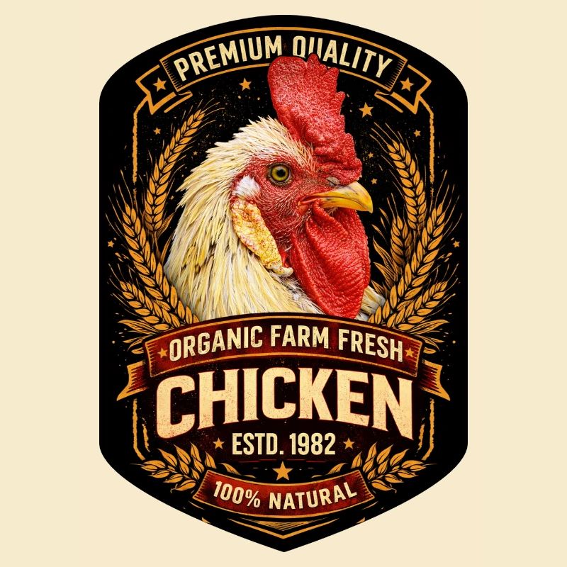Le Coq, les plus belles poules de ferme