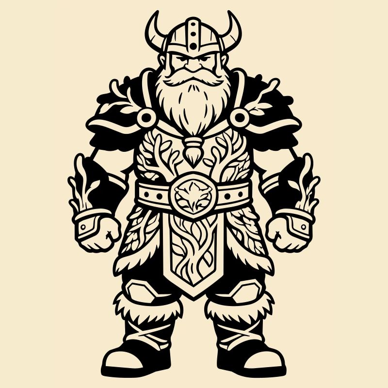 Nain en armure