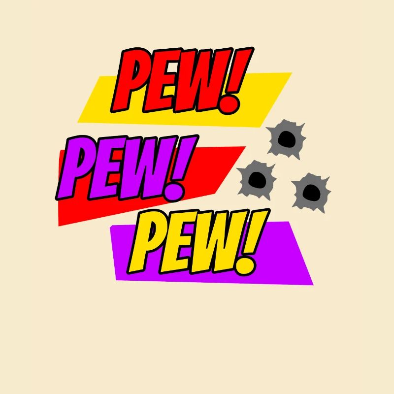 Comic PEW PEW Comic Style