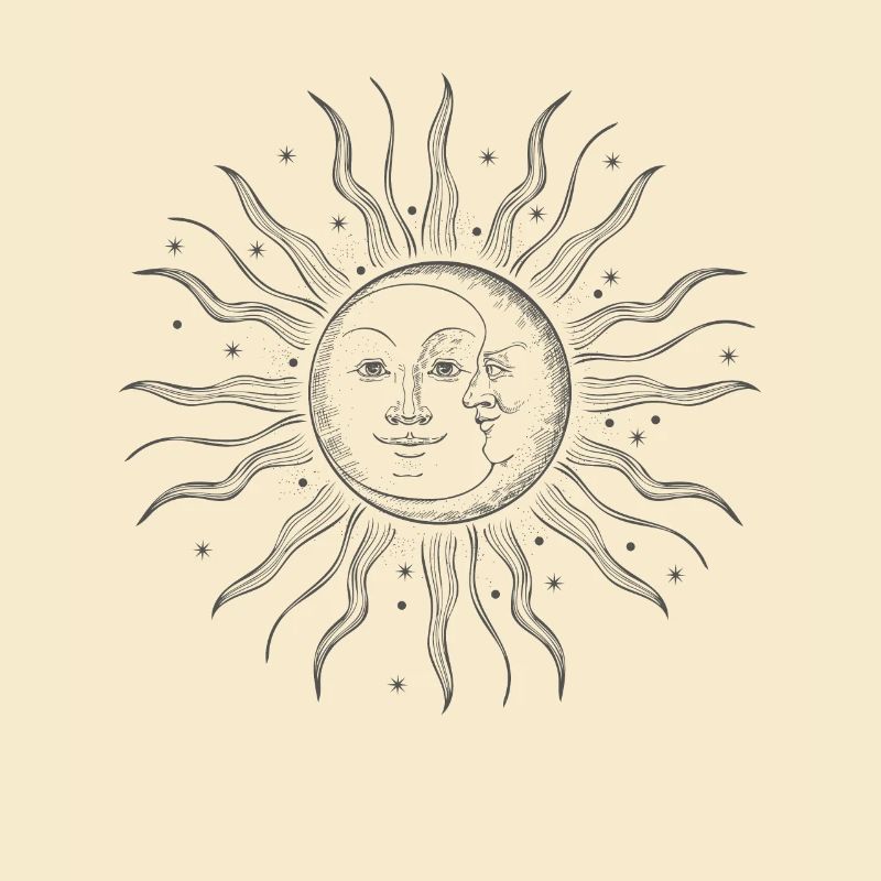 Moon sun moon sun
