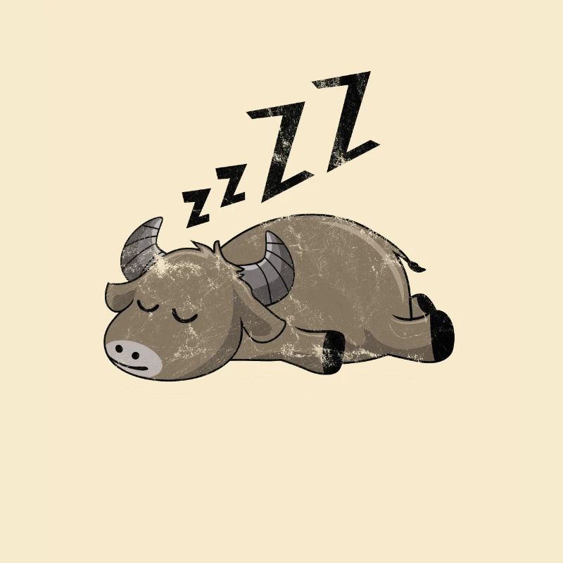 Buffle endormi